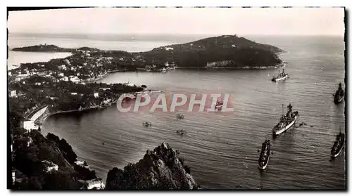 Cartes postales moderne Villeranche Sur Mer La Rade Et Le Cap Ferrat Bateaux