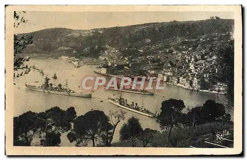 Cartes postales Villefranche Sur Mer Vue D&#39Ensemble Bateaux