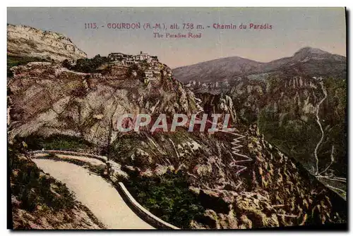 Cartes postales Gourdon Chemin Du Paradis