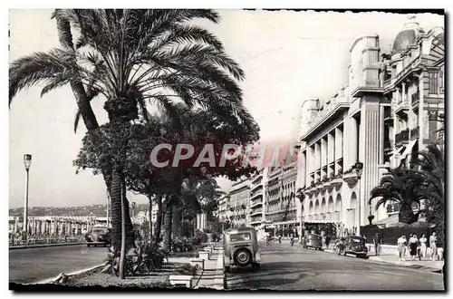 Moderne Karte Nice Promenade Des Anglais Palais De La Mediterranee