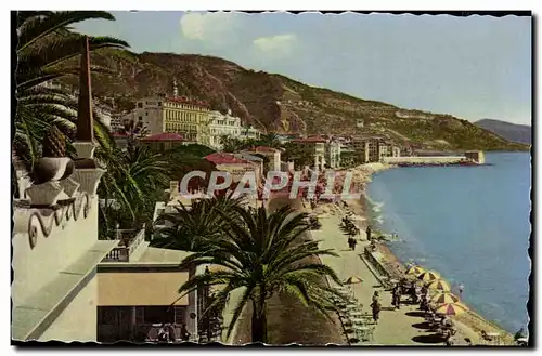 Cartes postales moderne Menton La Promenade