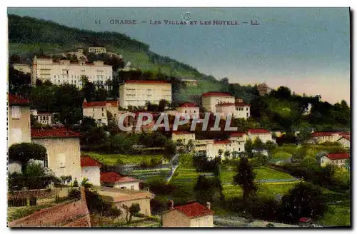 Cartes postales Grasse Les Villas Et Les Hotels