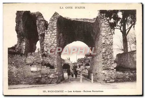 Cartes postales Nice Cimiez Les Arenes Ruines Romaines