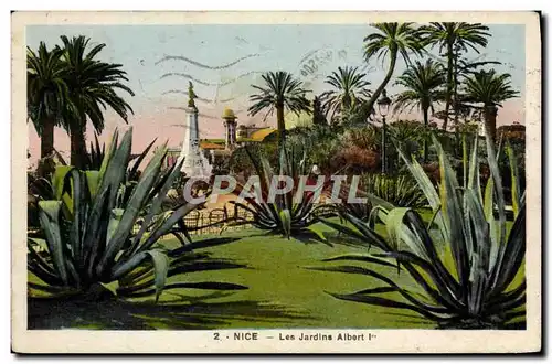 Cartes postales Nice Les Jardins Albert 1er