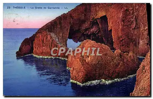 Ansichtskarte AK Theoule La Grotte De Gardanne