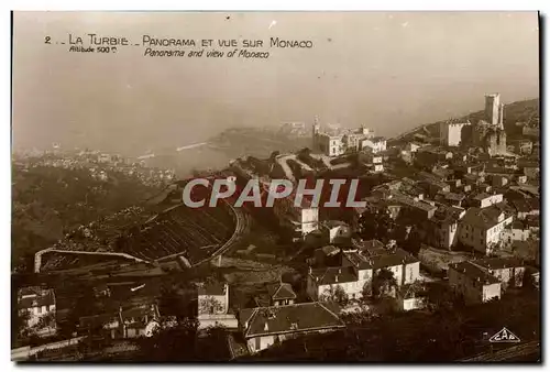 Ansichtskarte AK La Turbie Panorama Et Vue Sur Monaco