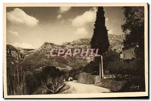 Ansichtskarte AK Gorges Du Loup Gourdon Vu De La Route De Vence