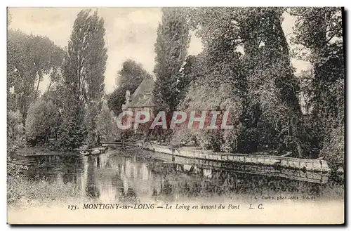 Cartes postales Montigny Sur Loing Le Loing En Amont Du Pont