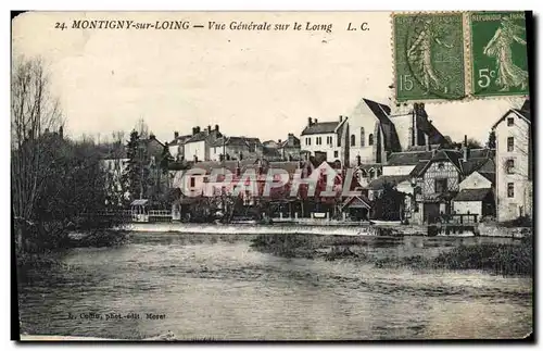 Cartes postales Montigny Sur Loing Vue Generale Sur Le Loing