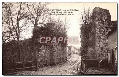 Cartes postales Provins Ville Haute Porte De Jony