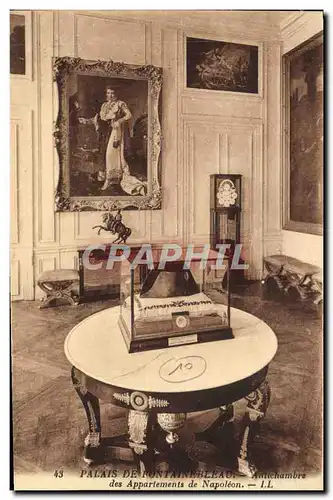 Cartes postales Palais De Fontainebleau Antichambre Des Appartements De Napoleon 1er