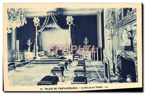 Cartes postales Palais De Fontainebleau La Salle Du Trone