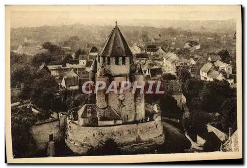 Cartes postales Provins La Tour De Cesar Vue A Vol D&#39Oiseau