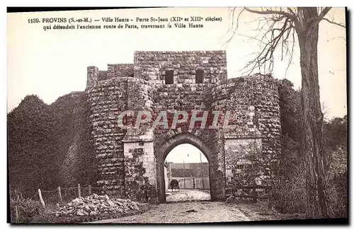 Cartes postales Provins Ville Haute Porte St Jean