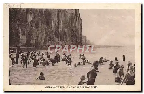 Cartes postales Ault Le Bain A Maree Haute