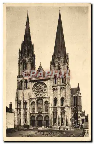 Cartes postales Chartres La Cathedrale