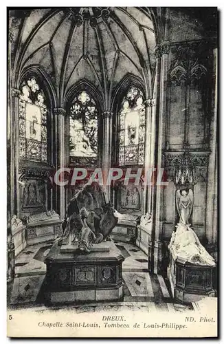 Ansichtskarte AK Dreux Chapelle Saint Louis Tombeau de Louis Philippe