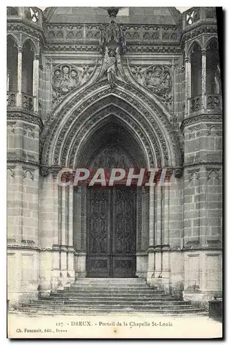 Cartes postales Dreux Portail de la Chapelle St Louis