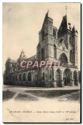 Cartes postales Le Grand Andely Eglise Notre Dame