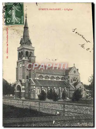 Ansichtskarte AK Evreux Navarre L&#39Eglise