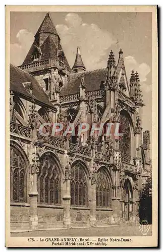 Cartes postales Le Grand Andely Eglise Notre Dame Portail meridional