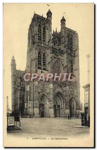 Cartes postales Abbeville la Cathedrale