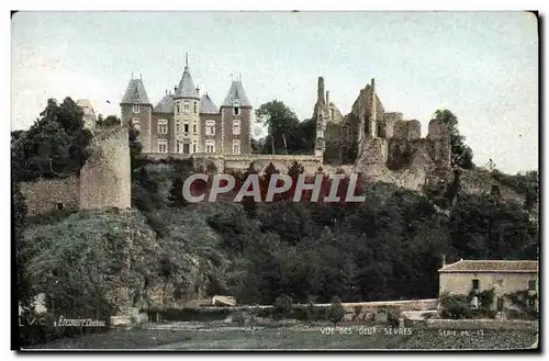 Ansichtskarte AK Vue des Deux Sevres Bressuire Le chateau