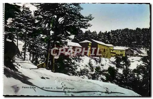 Cartes postales Peira Cava Station d&#39ete ideale et Sports d&#39hievr Sous la neige