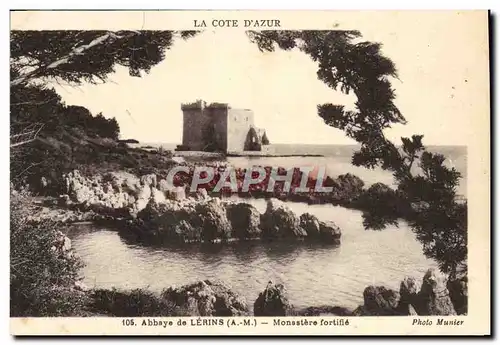 Cartes postales Abbaye de Lerins Monsstere Fortifie