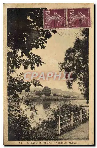 Cartes postales Lagny Bords de Marne