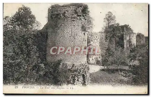 Cartes postales Provins La tour aux engins