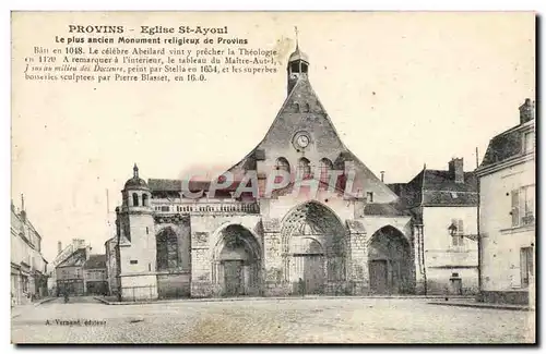 Cartes postales Provins Eglise St Ayoul