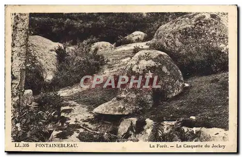 Ansichtskarte AK Fontainebleau La Foret La casquette du jockey