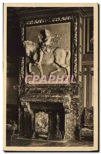 Ansichtskarte AK Fontainebleau Palais Statue equestre de Henri IV