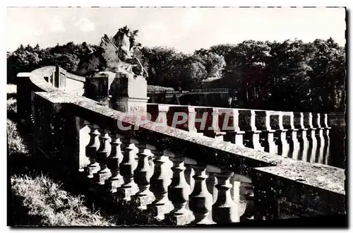 Cartes postales moderne Chateau de Vaux le Vicomte Les cascades et les chevaux marins de Lancon