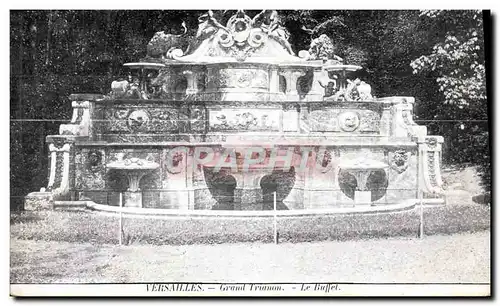 Cartes postales Versailles Grand Trianon Le buffet