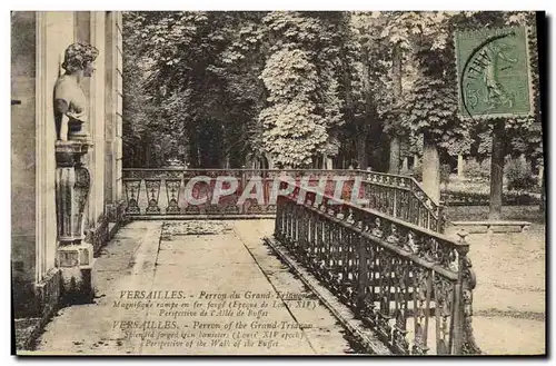 Cartes postales Versailles Perron du Grand Trianon Rampe en fer forge