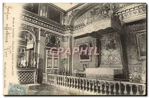 Cartes postales Versailles Musee Chambre a coucher de Louis XIV