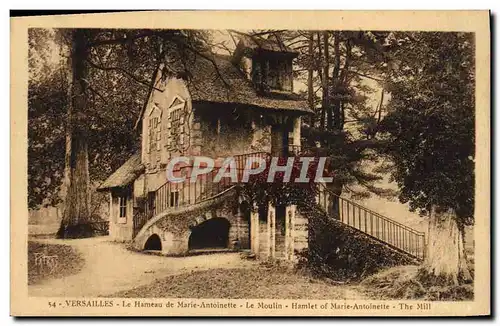 Ansichtskarte AK Versailles Le Hameau de Marie Antoinette Le moulin