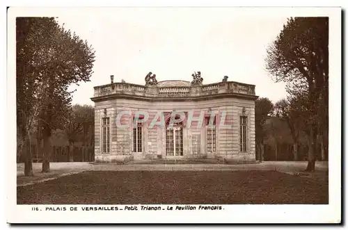 Cartes postales Palais De Versailles Petit Trianon Le Pavillon Francais