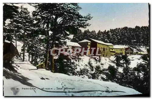 Cartes postales moderne Peira Cava Sous la neige