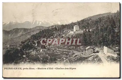 Cartes postales Peira Cava Pres Nice Station d&#39Ete Chaine des Alpes