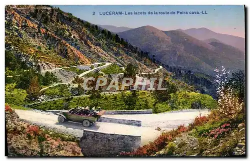 Ansichtskarte AK Luceram Les Lacets de la Route de Peira Cava