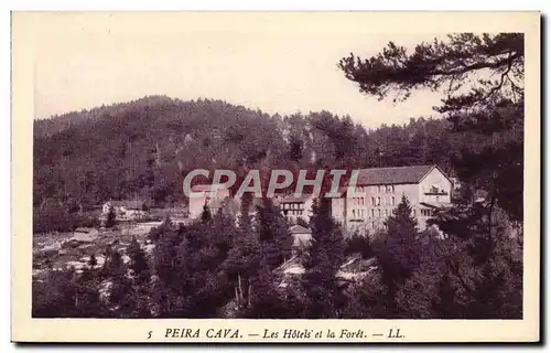 Ansichtskarte AK Peira Cava Les Hotels et la Foret