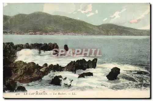 Cartes postales Le Cap Martin Les Rochers