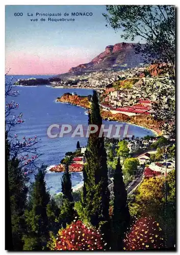 Ansichtskarte AK La Principaute de Monaco Vue De Roquebrune