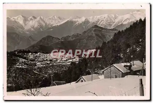 Ansichtskarte AK Peira Cava Vue Sur les Alpes