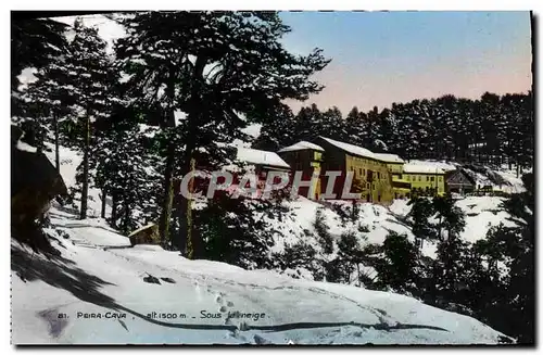 Cartes postales moderne Peira Cava Sous la neige