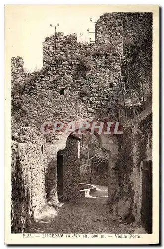 Cartes postales Luceram Vieille Porte