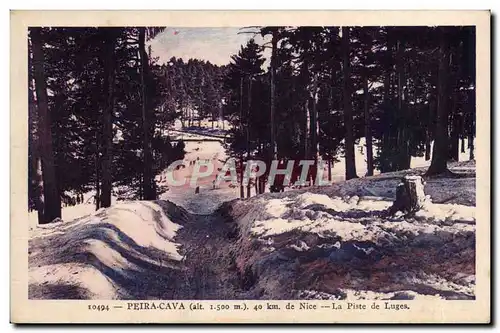 Cartes postales Peira Cava De Nice Piste de Luges